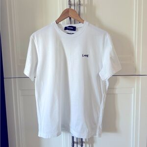 DSquared2 “Love” Embroidered Crew Neck T-shirt - White - Small
